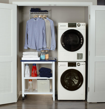 GFW148SSMWW GE® ENERGY STAR® 24" 2.4 Cu. Ft. Front Load Washer with Steam
