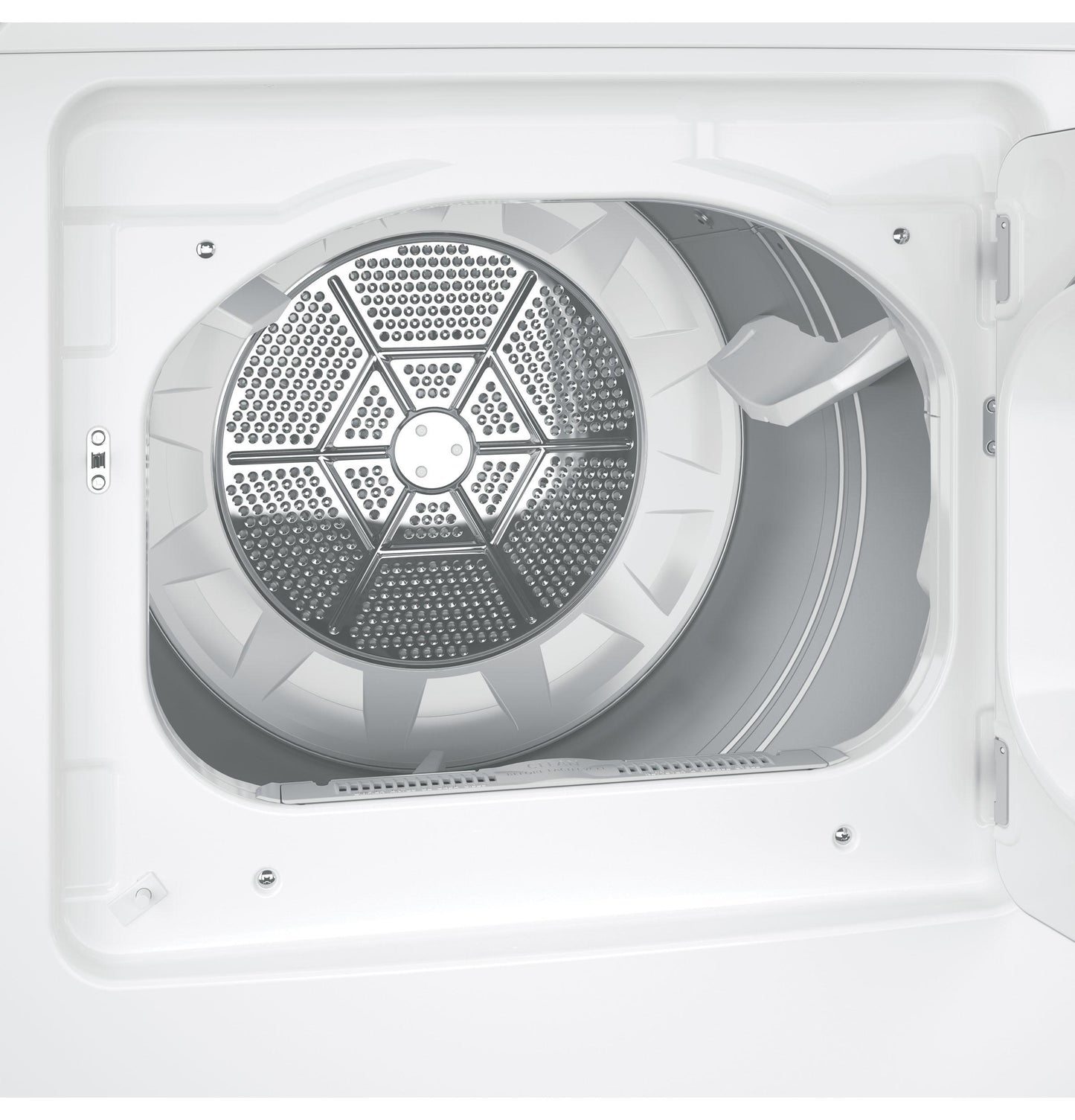 GE® 7.4 cu. ft. Capacity aluminized alloy drum Electric Dryer with Sensor Dry