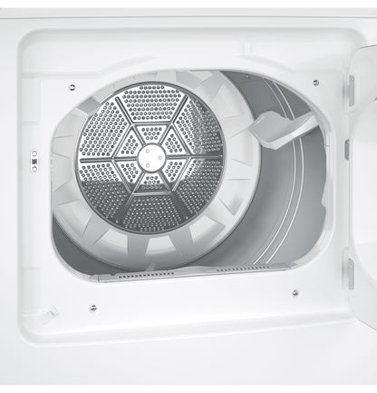 GE® 7.4 cu. ft. Capacity aluminized alloy drum Electric Dryer with Sensor Dry