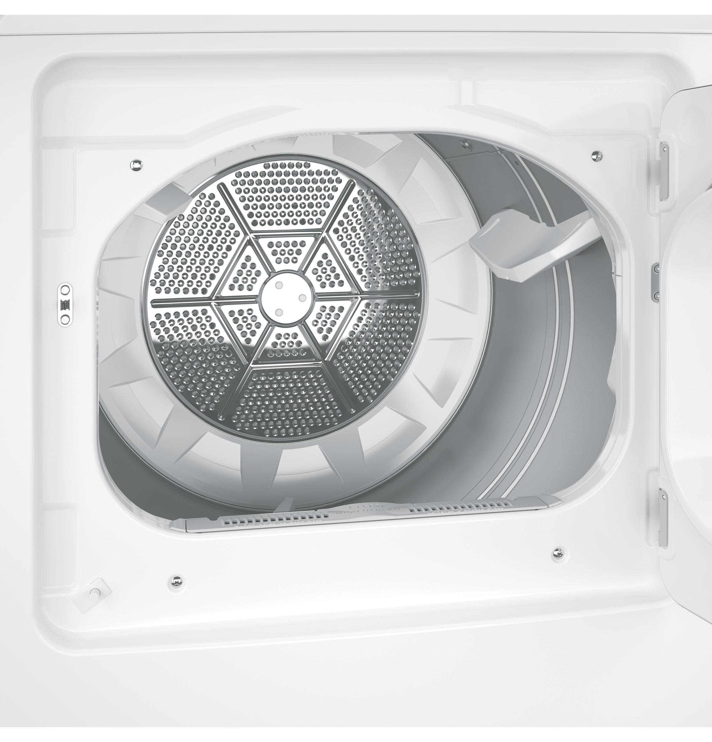 GE APPLIANCES GE(R) 7.2 cu. ft. Capacity aluminized alloy drum Electric Dryer