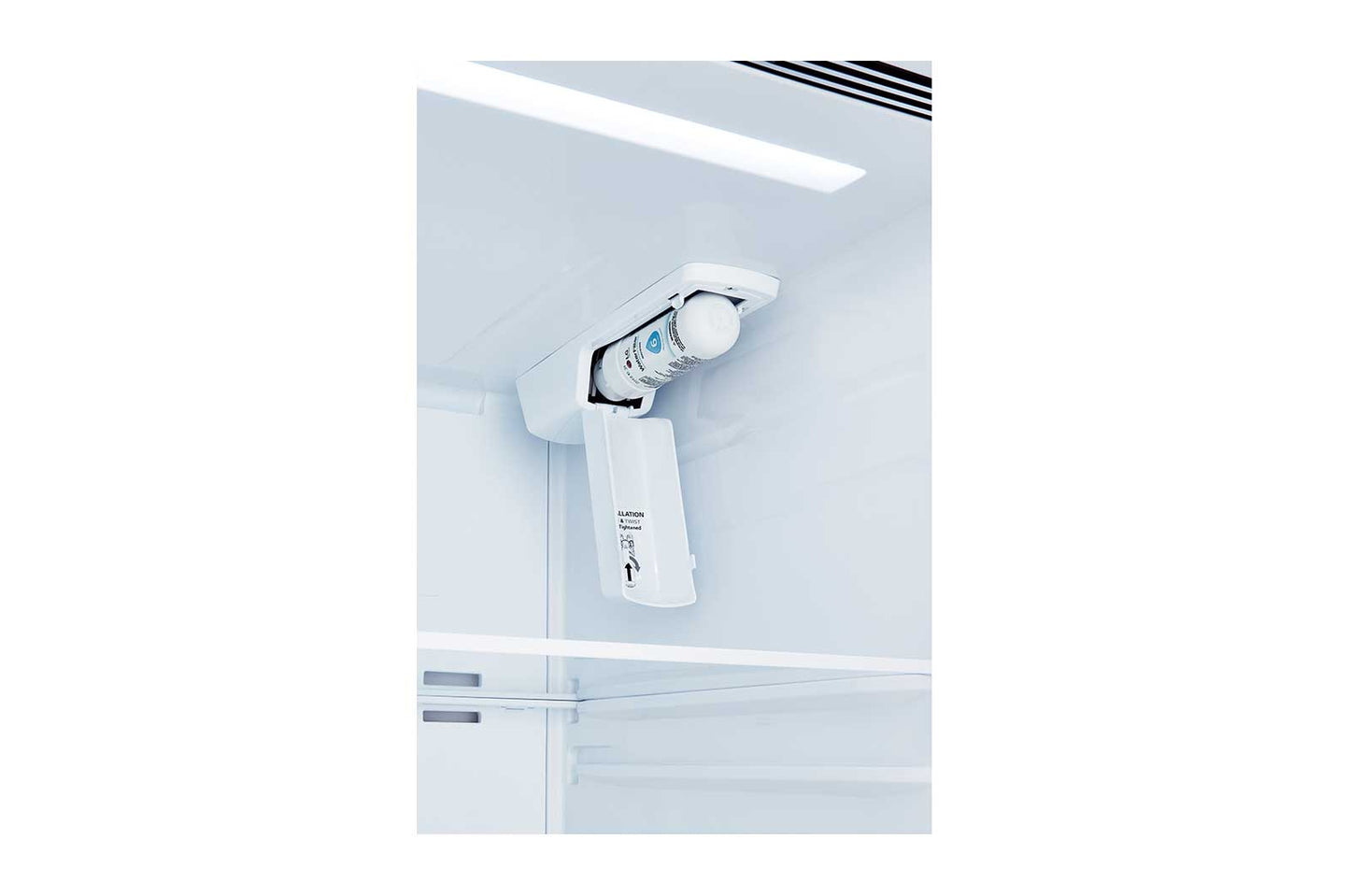 Lg 27 cu. ft. Side-by-Side Refrigerator with Smooth Touch Ice Dispenser
