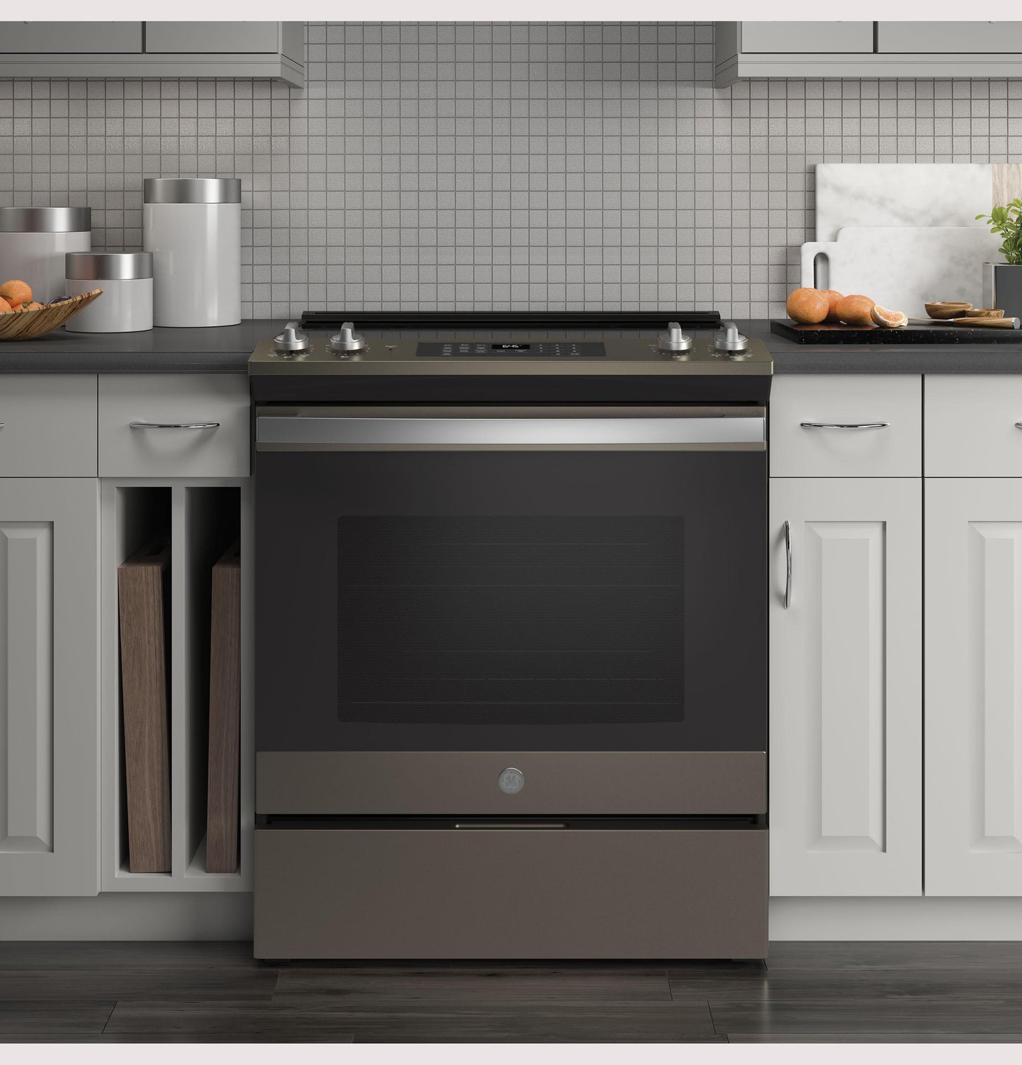 GE® 30" Slide-In Electric Range