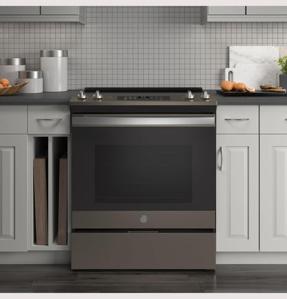 GE® 30" Slide-In Electric Range