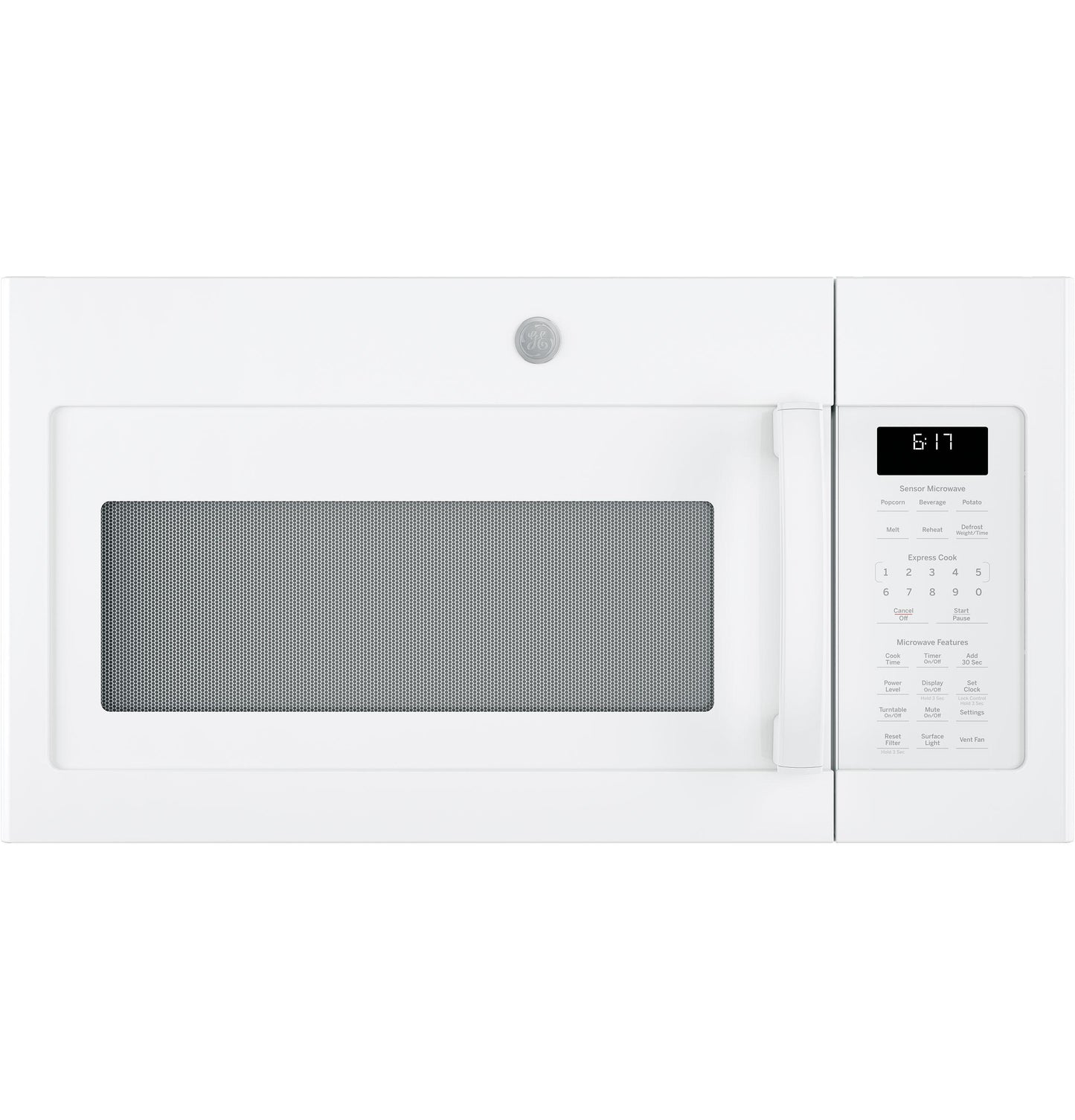 JVM6175DKWW GE® 1.7 Cu. Ft. Over-the-Range Sensor Microwave Oven