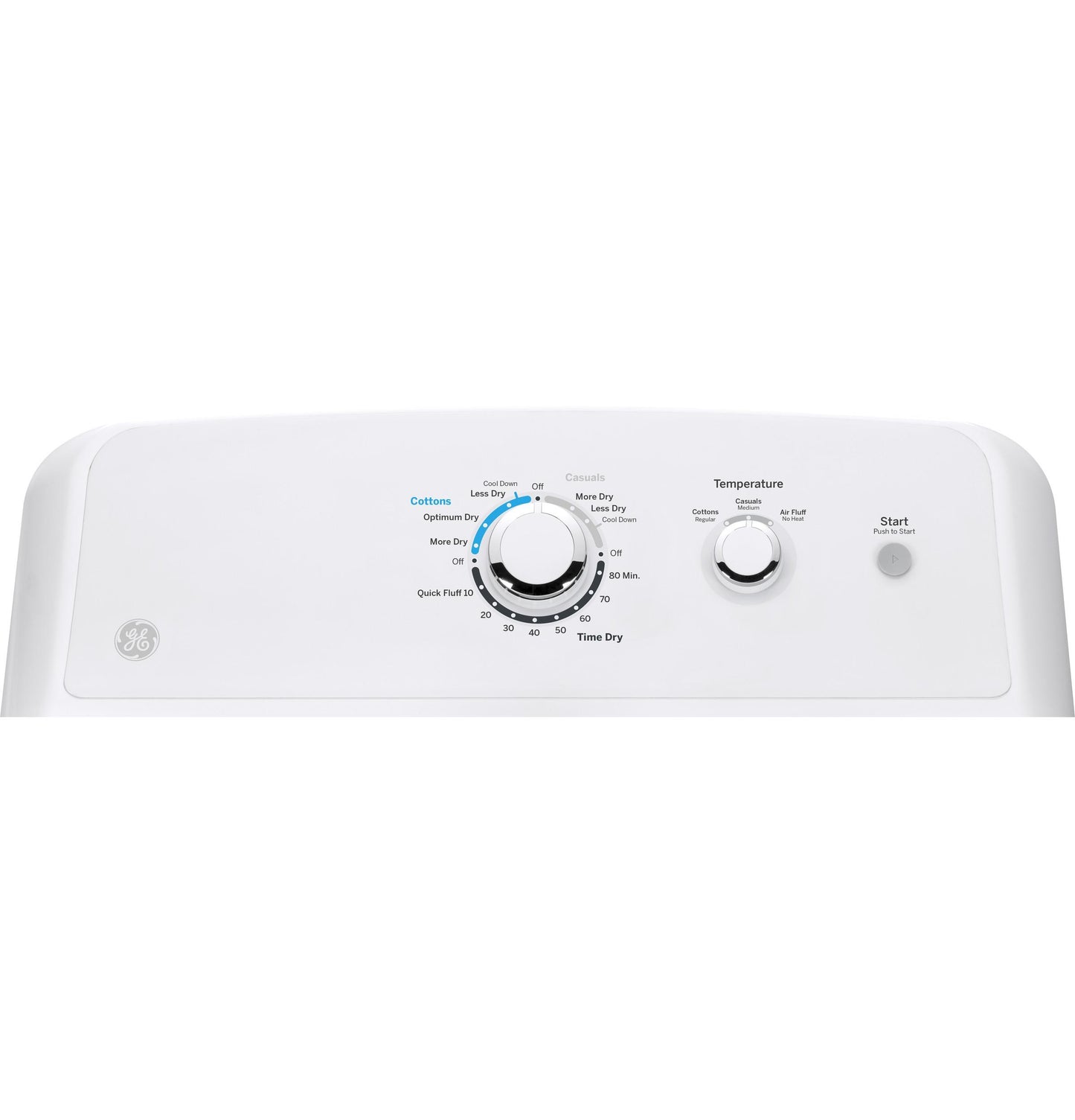 GTX33GASKWW GE 6.2 cu. ft. Capacity Gas Dryer with Up To 120 ft. Venting and Shallow Depth