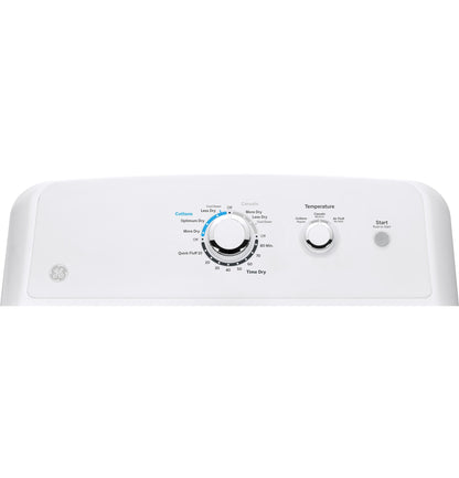 GTX33GASKWW GE 6.2 cu. ft. Capacity Gas Dryer with Up To 120 ft. Venting and Shallow Depth