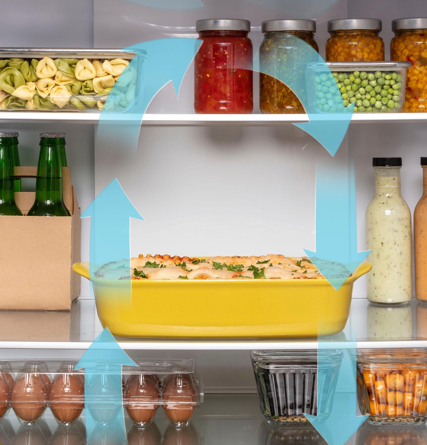 GBE17HYRFS GE® ENERGY STAR® 17.7 Cu. Ft. Counter-Depth Bottom-Freezer Refrigerator