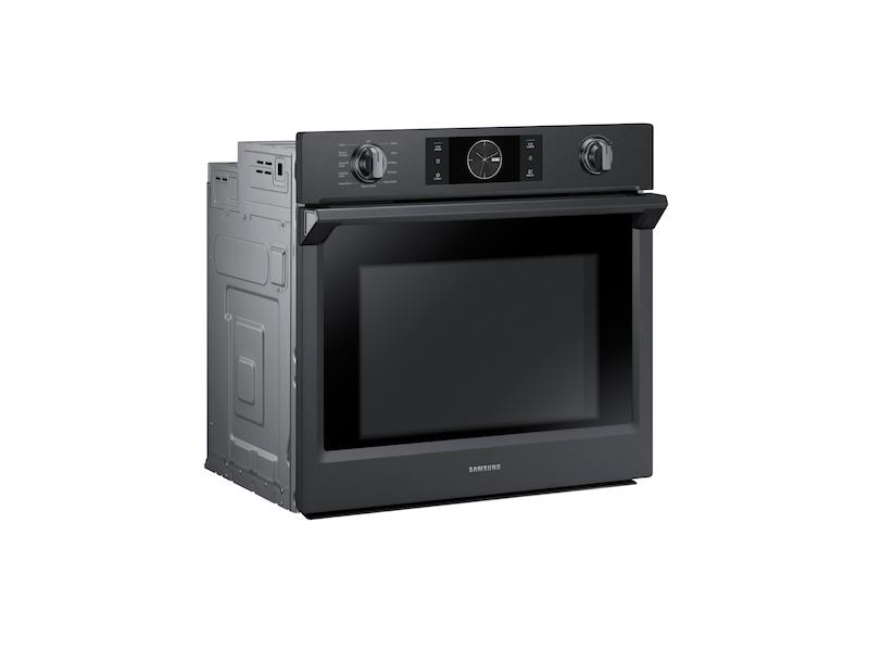 Samsung 30" Smart Single Wall Oven with Flex Duo™ in Black Stainless Steel
