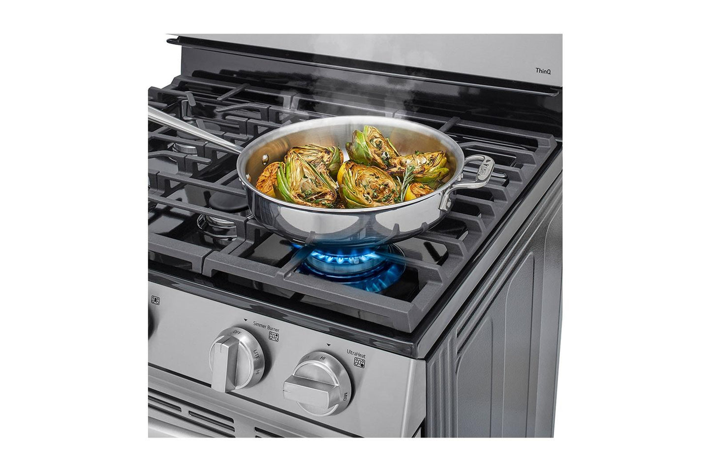 Lg LRGL5823S 5.8 cu ft. Smart Wi-Fi Enabled Fan Convection Gas Range with Air Fry & EasyClean®