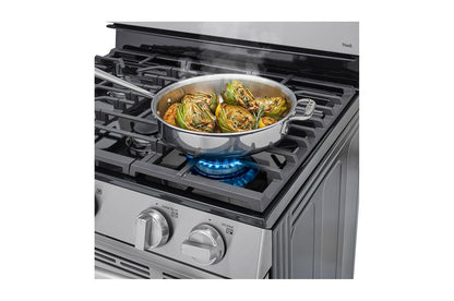 Lg LRGL5823S 5.8 cu ft. Smart Wi-Fi Enabled Fan Convection Gas Range with Air Fry & EasyClean®