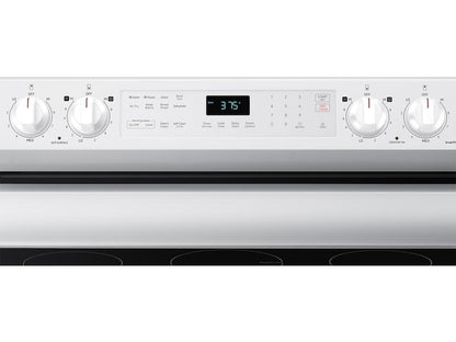 6.3 cu. ft. Smart Freestanding Electric Range with No-Preheat Air Fry & Convection in White