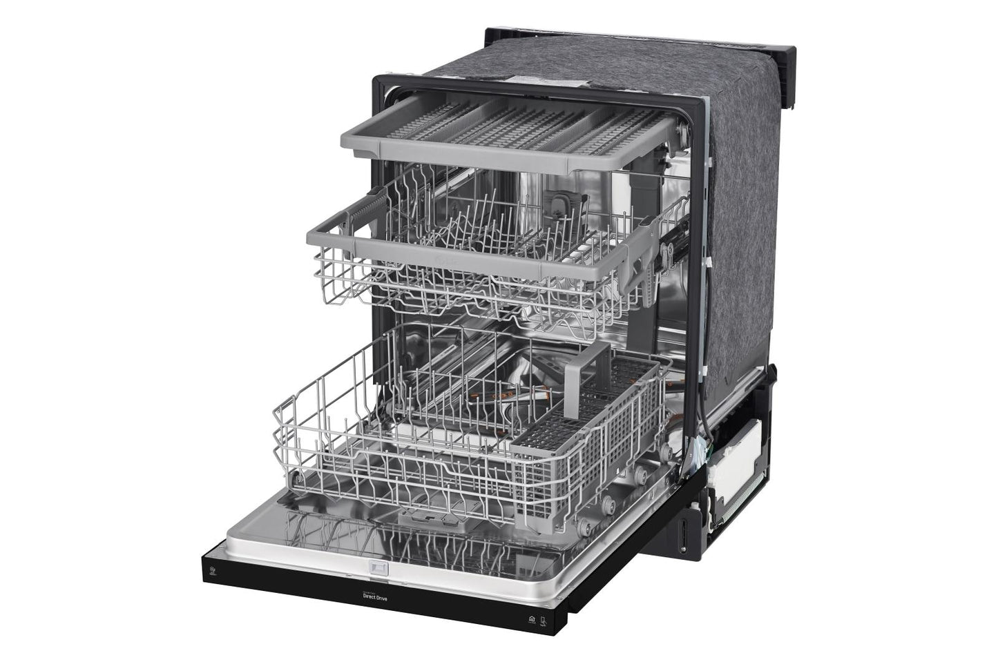 Lg LDFN4542B Front Control Dishwasher with QuadWash™ and 3rd Rack